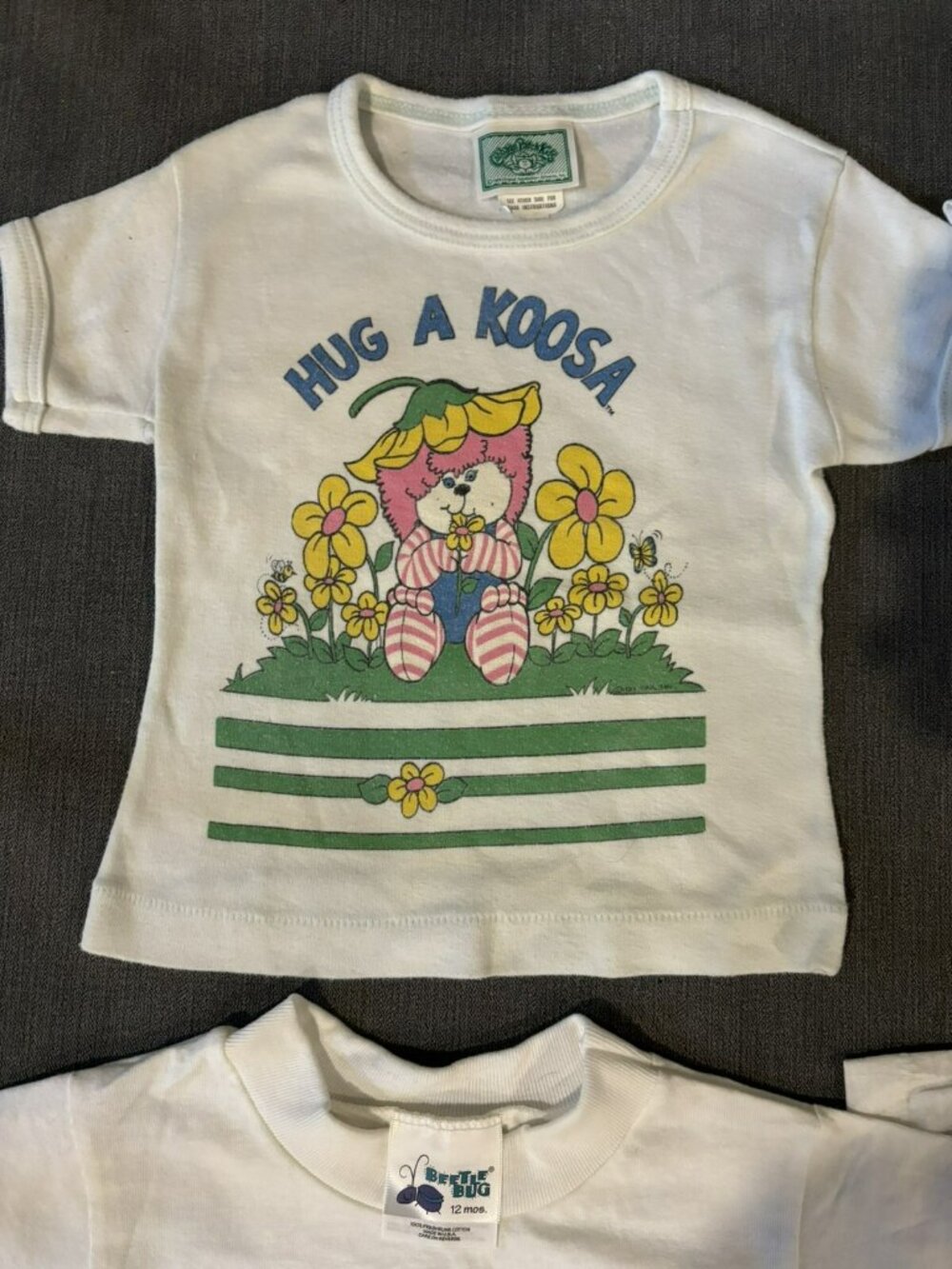 (4) Vintage Cabbage Patch Kids T-Shirts HUG A KOOSA 20 Years Baby Size 12 Months - Picture 3 of 10
